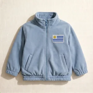 Campera de micropolar con cuello