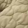 Campera de matelassé verde con capucha | Tienda Olivia Uruguay