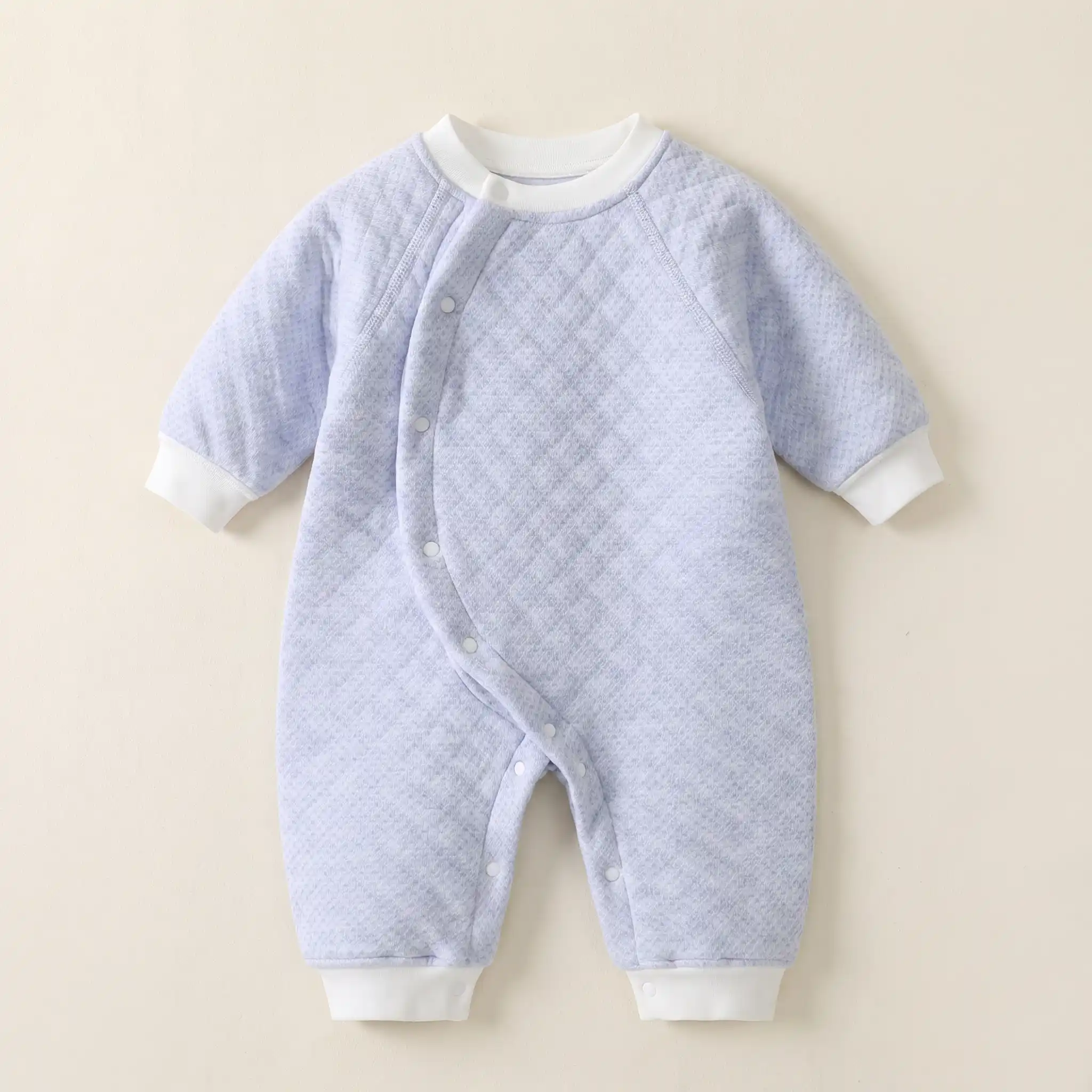 Enterito mameluco de invierno celeste | Tienda Olivia Uruguay