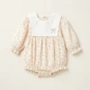 Vestido body floral de bebé